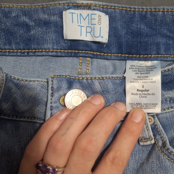 Time And Tru Jeans Size 2 - Picture 4 of 5